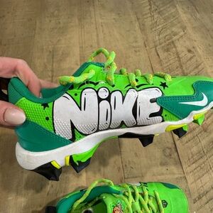 Nike Kids Neon Green Cleats